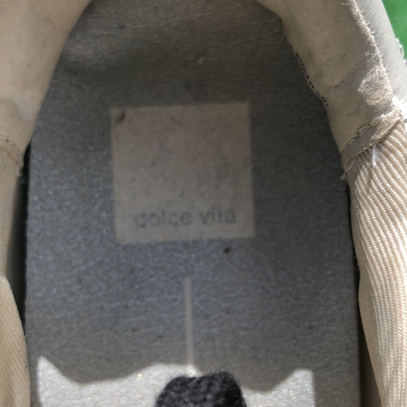 Dolce Vita Animal Print Sneakers with Black and White Accents - Picture 6 of 7